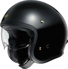 Shoei J.O. Open Face Helmet   Black